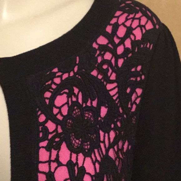 Vintage Specialty Cropped lace Cardigan - Picture 2 of 8